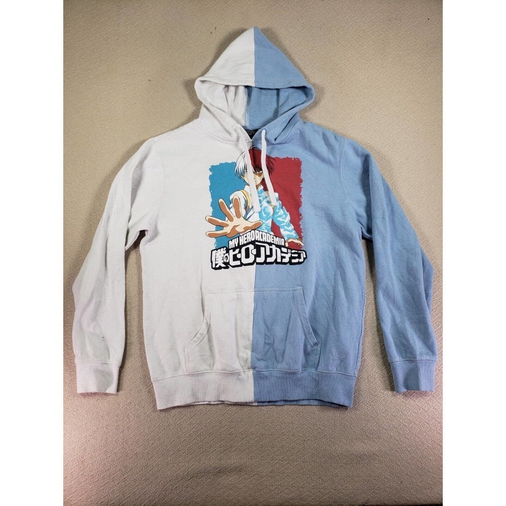 My Hero Academia‎ Sweatshirt Mens Small Split Hoodie My Hero Academia Cotton